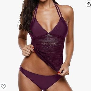 NWT crochet tankini